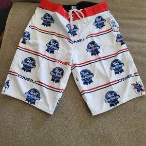 Pabst Blue Ribbon O'Neill Men's Swimsuit Size 33